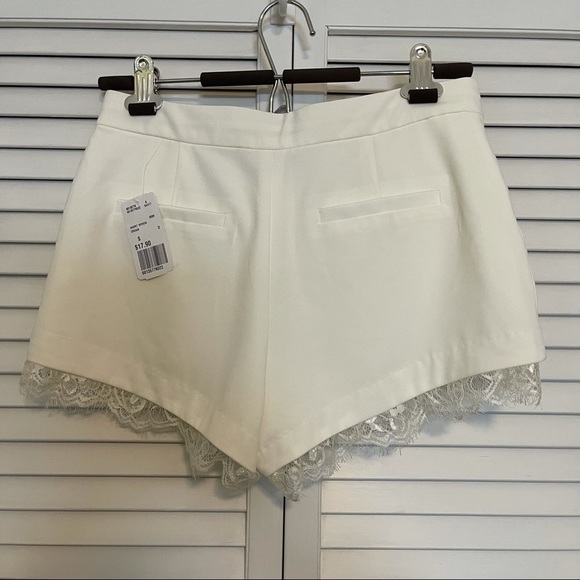 NWT Forever 21 off white lace hem shorts - Picture 6 of 16